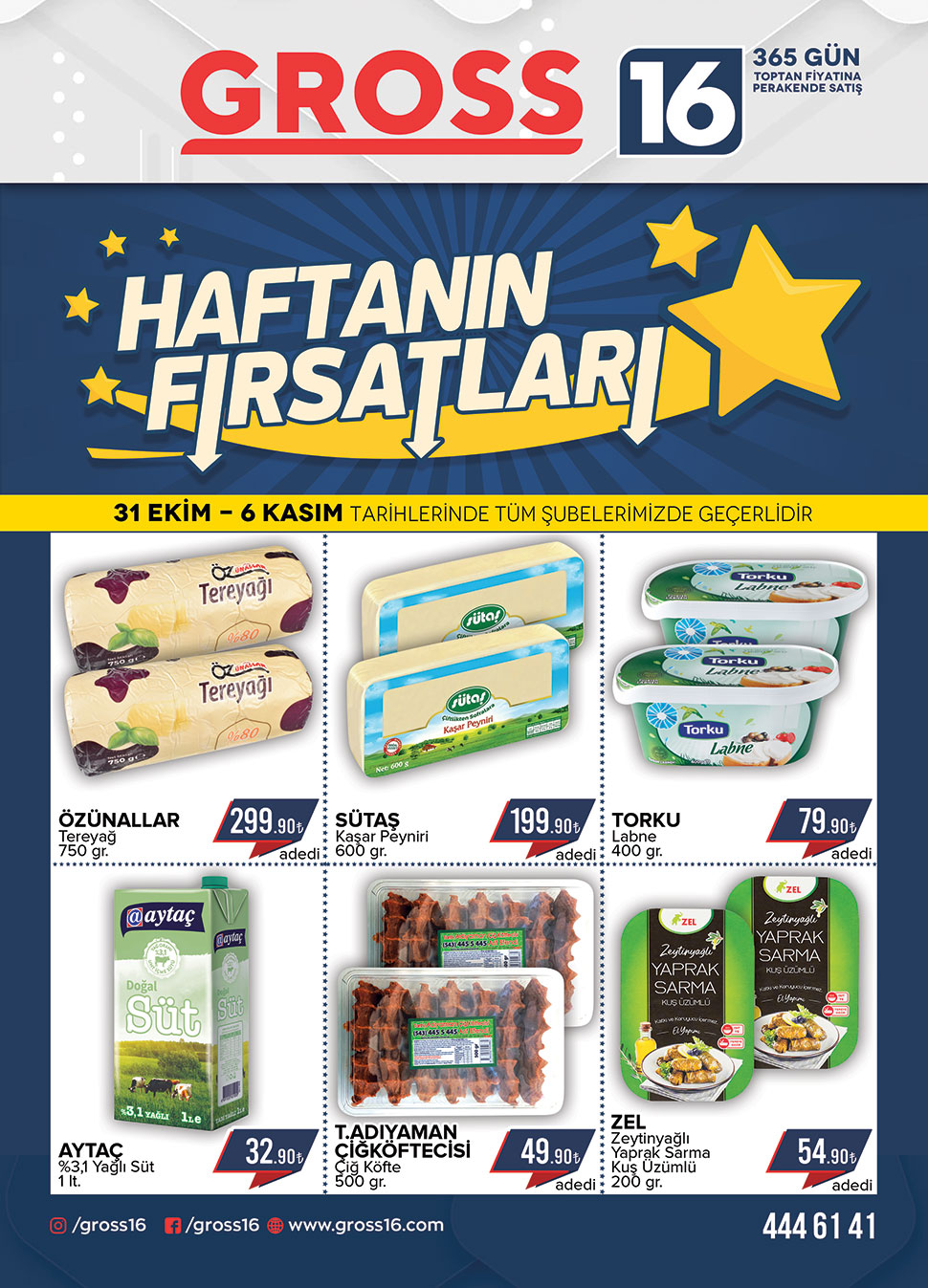 31 EKİM - 6 KASIM FIRSATLARI