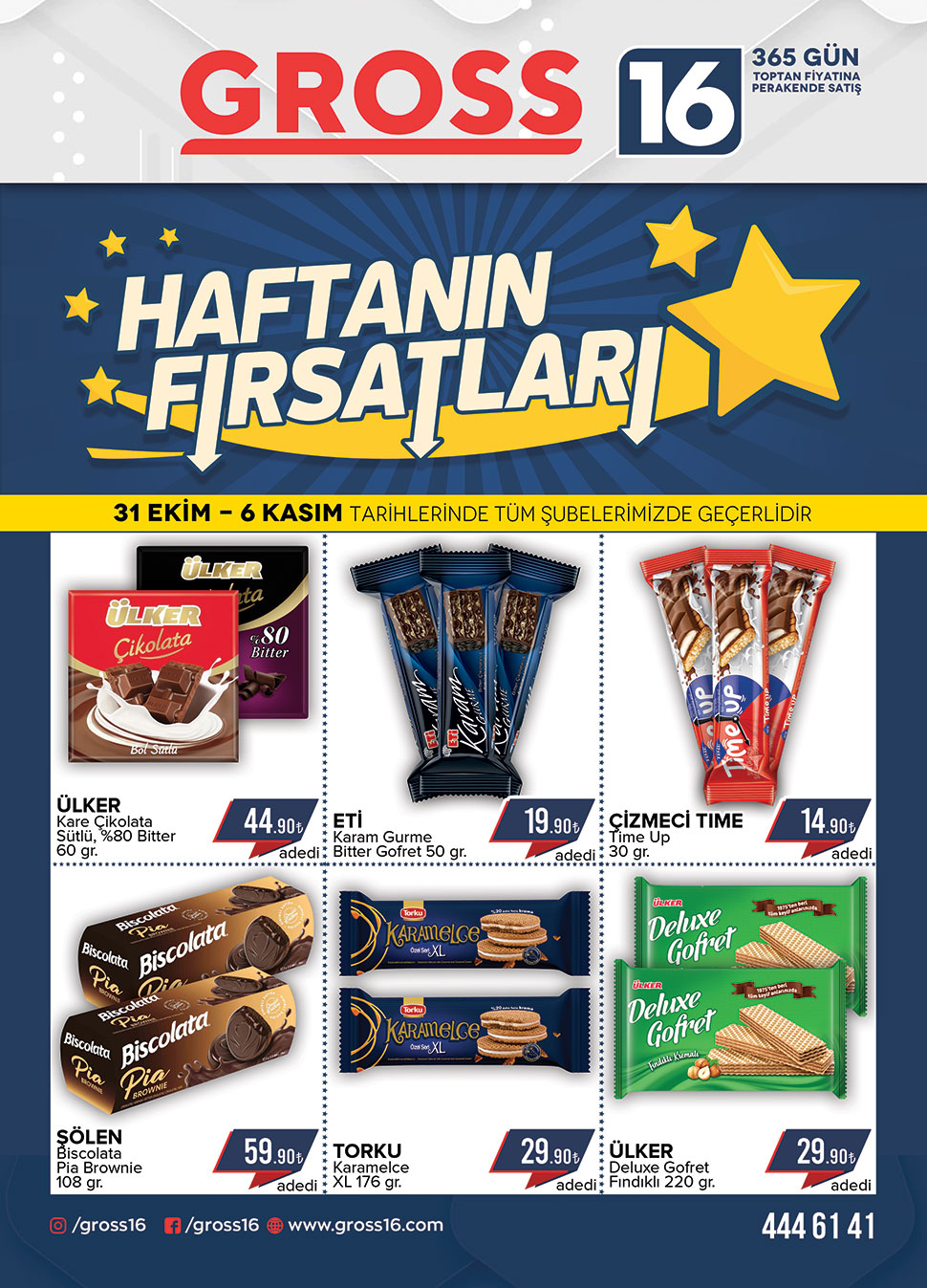 31 EKİM - 6 KASIM FIRSATLARI