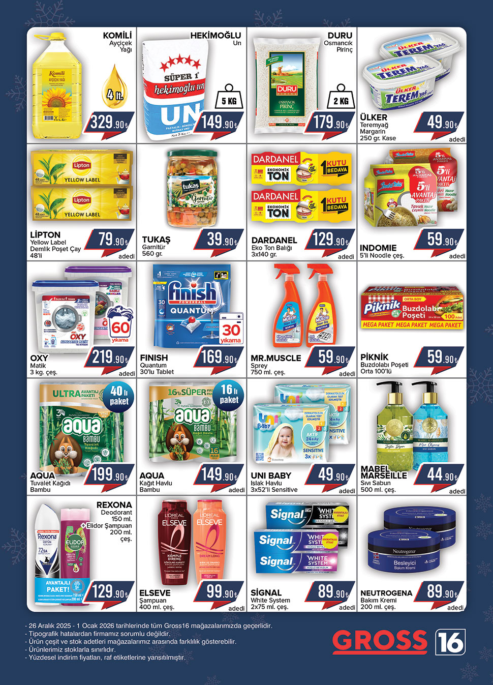 26 ARALIK - 1 OCAK FIRSATLARI