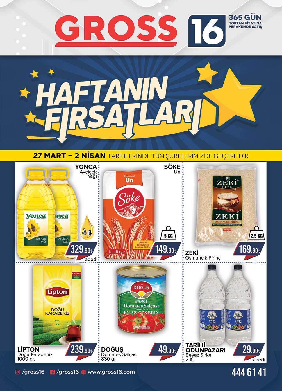 27 MART - 2 NİSAN FIRSATLARI